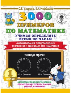 Математика. 1 класс. Учимся определять время по часам. Формирование представления о времени