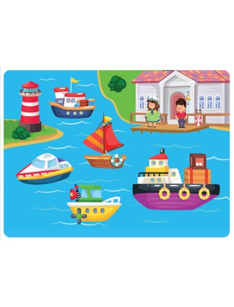 Многоразовые водные раскраски. Выпуск 13 (Кораблики)