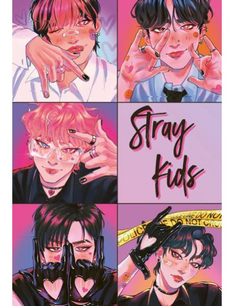 Обложка для паспорта. Stray Kids (ПВХ, 185х133 мм)