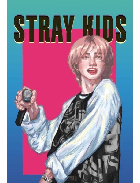 Обложка для паспорта. Stray Kids. Хенджин (ПВХ, 185х133 мм)