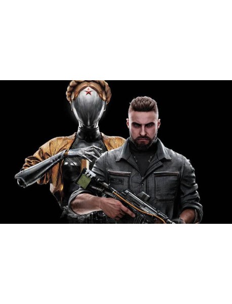 Кардхолдер. Atomic Heart. Близняшка и майор Нечаев (в форме книжки, 215х65 мм)