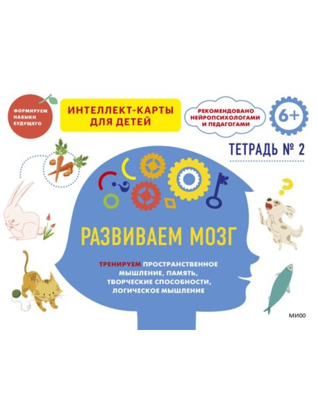 Развиваем мозг. Тренируем пространственное мышление, память, творческие способности, логическое мышление. Тетрадь 2