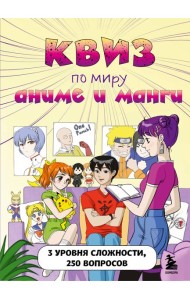 КВИЗ по миру аниме и манги. 3 уровня сложности, 250 вопросов