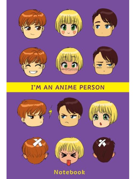 I'm an anime person. Блокнот для истинных анимешников (мягкая обложка)