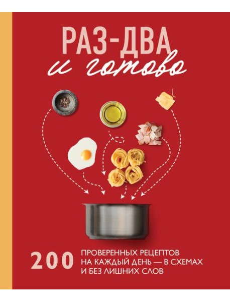 Раз-два - и готово. 200 проверенных рецептов на каждый день - в схемах и без лишних слов