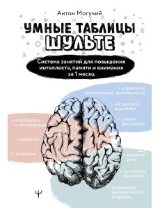Умные Таблицы Шульте. Система занятий для повышения интеллекта, памяти и внимания за 1 месяц