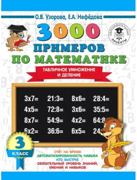 Математика. 3 класс. Табличное умножение и деление
