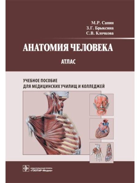 Анатомия человека. Атлас: Учебное пособие для медицинских училищ и колледжей