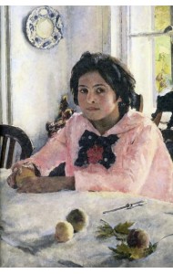 Блокнот. Серов. Девочка с персиками