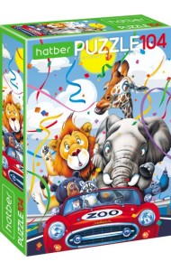 Hatber Puzzle-104 Веселое путешествие,104ПЗ4_05533