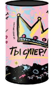 Копилка металл 15,7х10х10 Ты супер, 66569