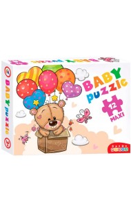 3844 Baby Puzzle. Мишка и воздушные шары