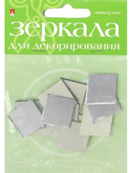 Зеркала д/декор.квадр,12шт.Ш.19мм,стекло,2-471/03