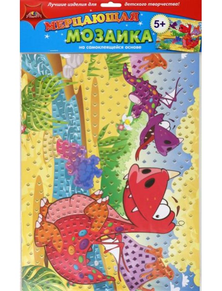 Аппликация из мяг.пласт.само.мерц.Драконч,С1573-93