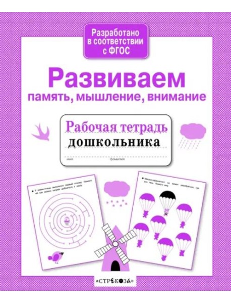 Р/т дошкольника. Развиваем память, мышление, внимание