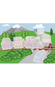 Многоразовые водные раскраски.Выпуск 4 (Паровозик)