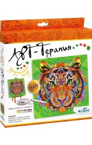 Арт-терапия. Алмазные узоры. Крад.тигр 20x20,06421