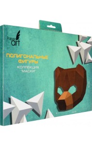 Фигура полигональная.Маска медведя,ИПМ07