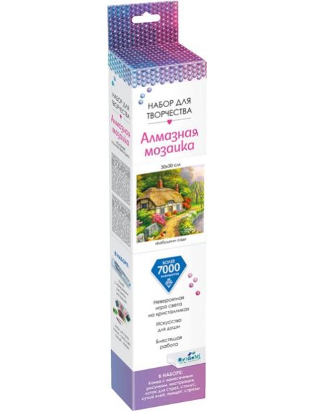 Алмазные узоры 30*30 Бабушкин сад,06721