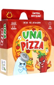 Игра карточная. Una pizza. 60 карточек. 8,2х8,2 см. ГЕОДОМ