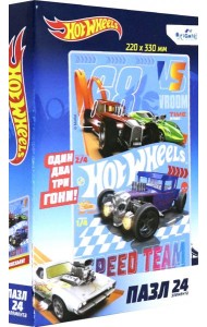 Hot Wheels.Пазл-24 Непобедимые,05901