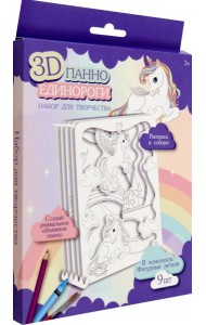 Многослойное панно «Единорог»