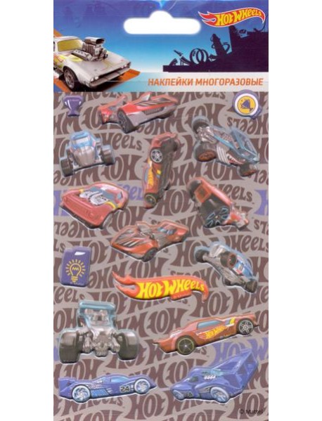 Наб. зефирных наклеек Hot wheels 