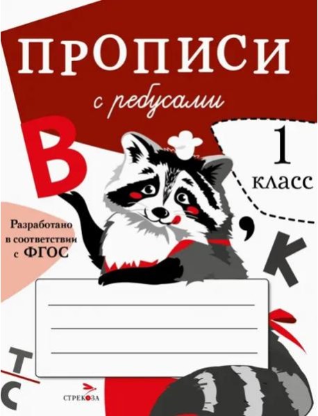 ПРОПИСИ ДЛЯ 1 КЛ. Прописи с ребусами