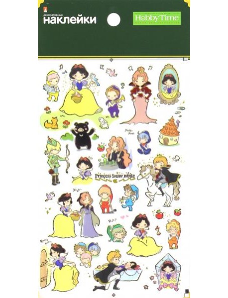 Наклейки объемные СКАЗКИ,8видов,2-141/16
