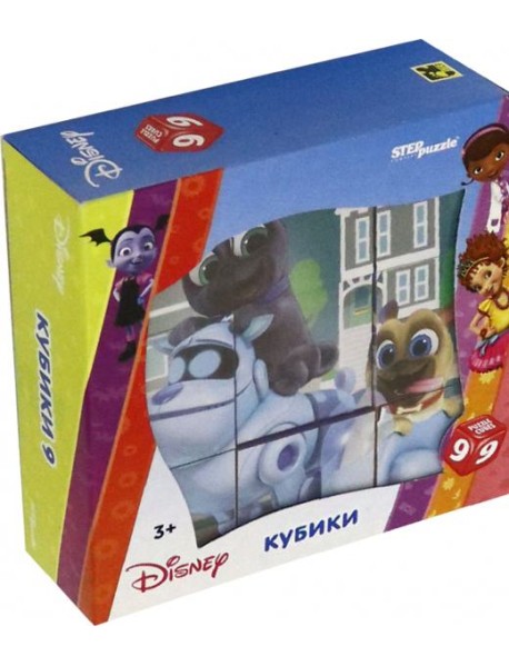 87196 DISNEY 9 кубиков 