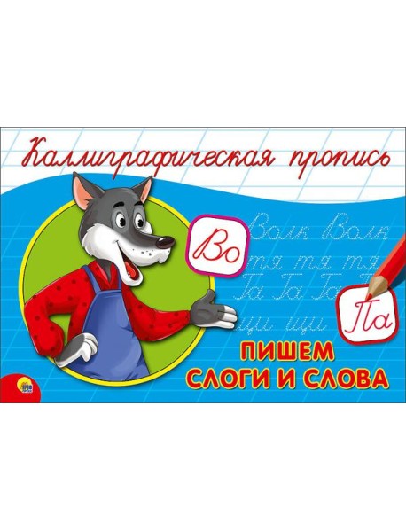 КАЛЛИГРАФИЧЕСКАЯ ПРОПИСЬ А5. альбомная. ПИШЕМ СЛОГИ И СЛОВА