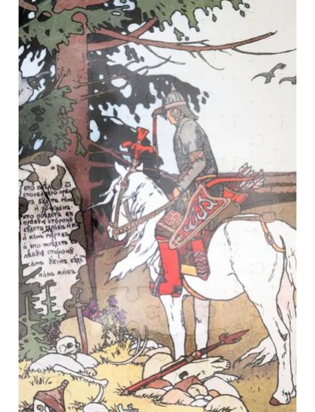 Пазл. Сказки об Иване-царевиче, Жар-птице и о сером волке. Художник Иван Билибин