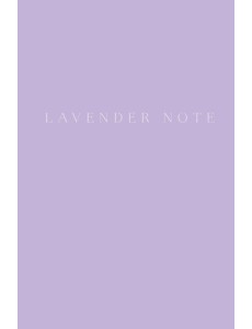 Lavender Note. Мои лавандовые мечты. Блокнот с цветными страницами (А5, обложка на ткани с тиснением фольгой)