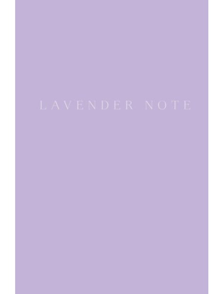 Lavender Note. Мои лавандовые мечты. Блокнот с цветными страницами (А5, обложка на ткани с тиснением фольгой)