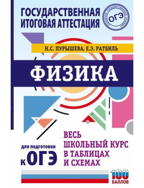ОГЭ. Физика. Весь школьный курс в таблицах и схемах для подготовки к основному государственному экзамену