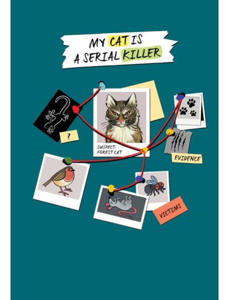 Блокнот My Cat Is a Serial Killer (А5, 144 стр., серый кот)