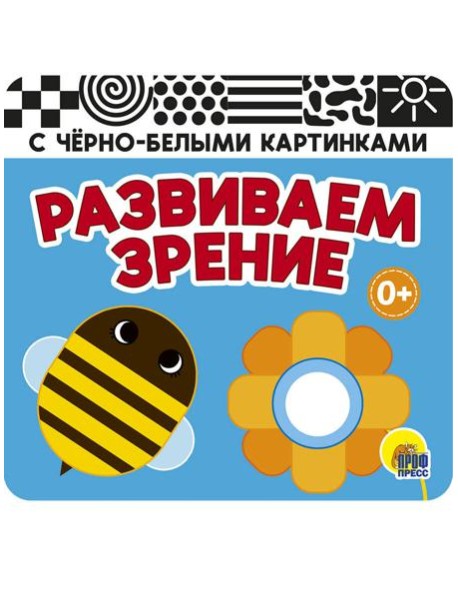 КНИЖКАГАРМОШКА. РАЗВИВАЕМ ЗРЕНИЕ. ГОЛУБАЯ