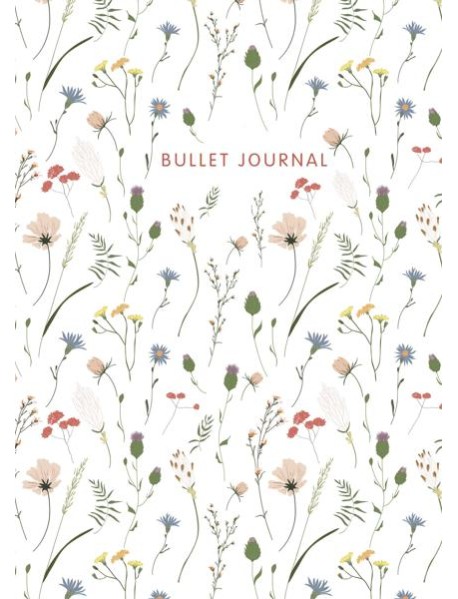 Блокнот в точку: Bullet Journal (полевые цветы, 120 c., пружина)