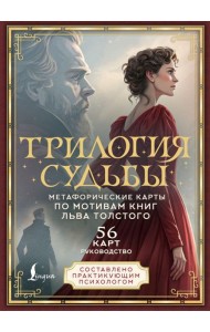 Трилогия судьбы. Метафорические карты по мотивам книг Льва Толстого (подарочное изд. 56 карт + книга)