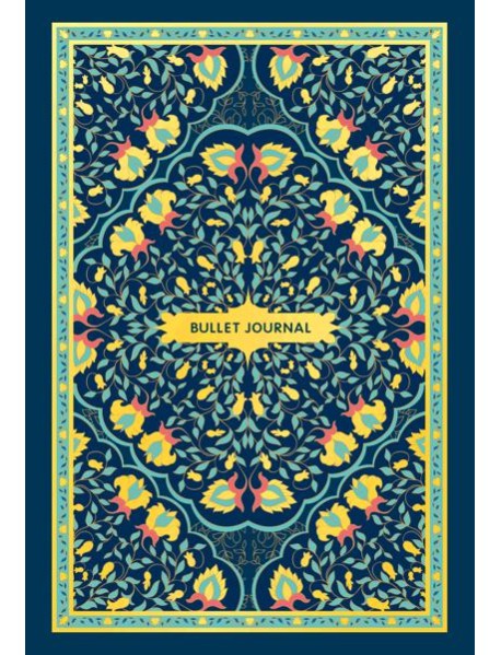Блокнот в точку: Bullet Journal (ковер золотой, 160 c., с наклейками)