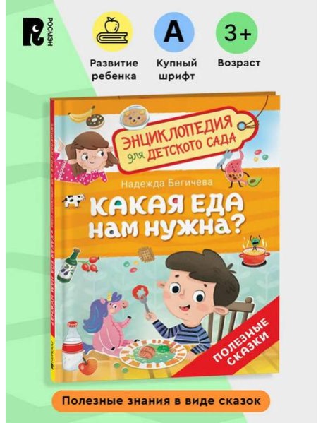 Какая еда нам нужна? (Энциклопедия для детского сада)