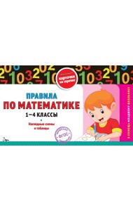 Правила по математике: 1-4 классы