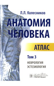 Анатомия человека. Атлас. В 3 томах. Том 3. Неврология, эстезиология