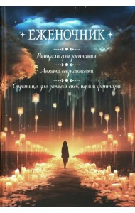 Еженочник (девушка и свеч).Ритуалы для засыпания.Анкета осознан.Страницы для записей снов