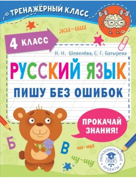 Русский язык. 4 класс. Пишу без ошибок