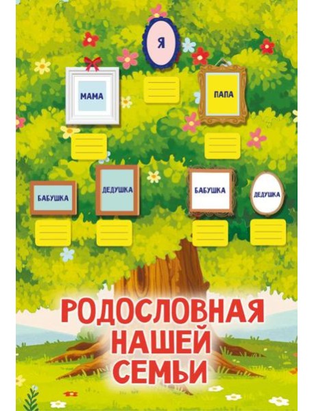 Родословная нашей семьи. Плакат с наклейками