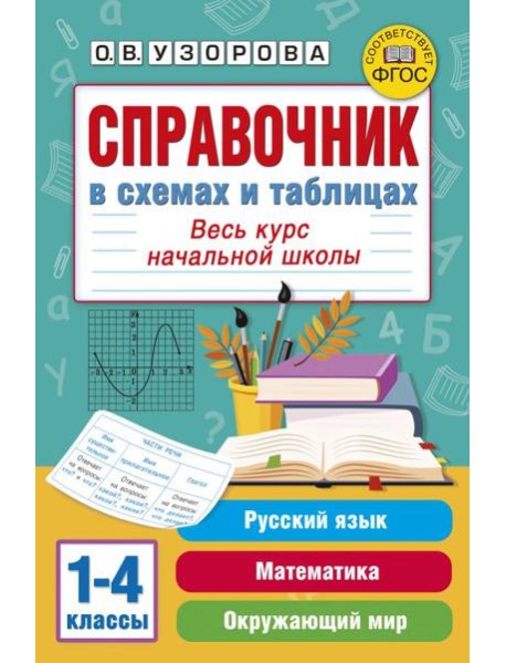 Справочник в схемах и таблицах. Весь курс начальной школы. Русский язык, математика, окружающий мир