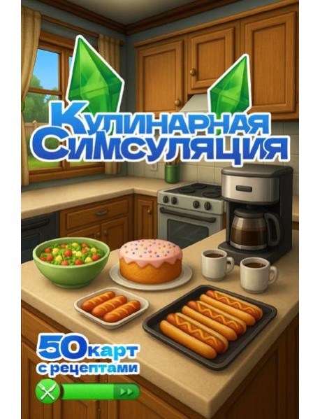 Кулинарная Симсуляция. 50 карт с рецептами