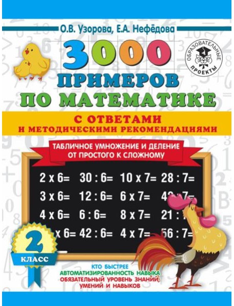 3000 примеровНачШк(с отве/3000 примеров по математике. Табличное умножение от простого к сложному. С