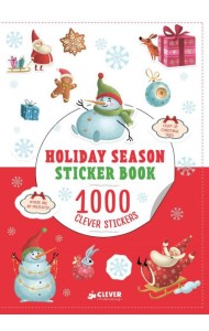 Клевер/ПпЕ. Holiday Season Sticker Book (Книжка с праздничными наклейками. Умные наклейки)